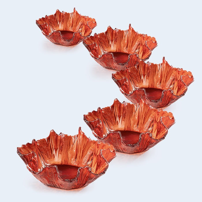 TALEELA FIRELIGHT AMBER SET - 5